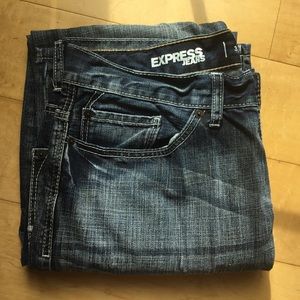 EXPRESS JEANS Men’s 36x32 KINGSTON, BOOT CUT